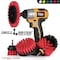 Drill Brush Power Scrubber By Useful Products 5 in W 5 in L Brush, Red R-S-E42O-QC-DB - alternate 2